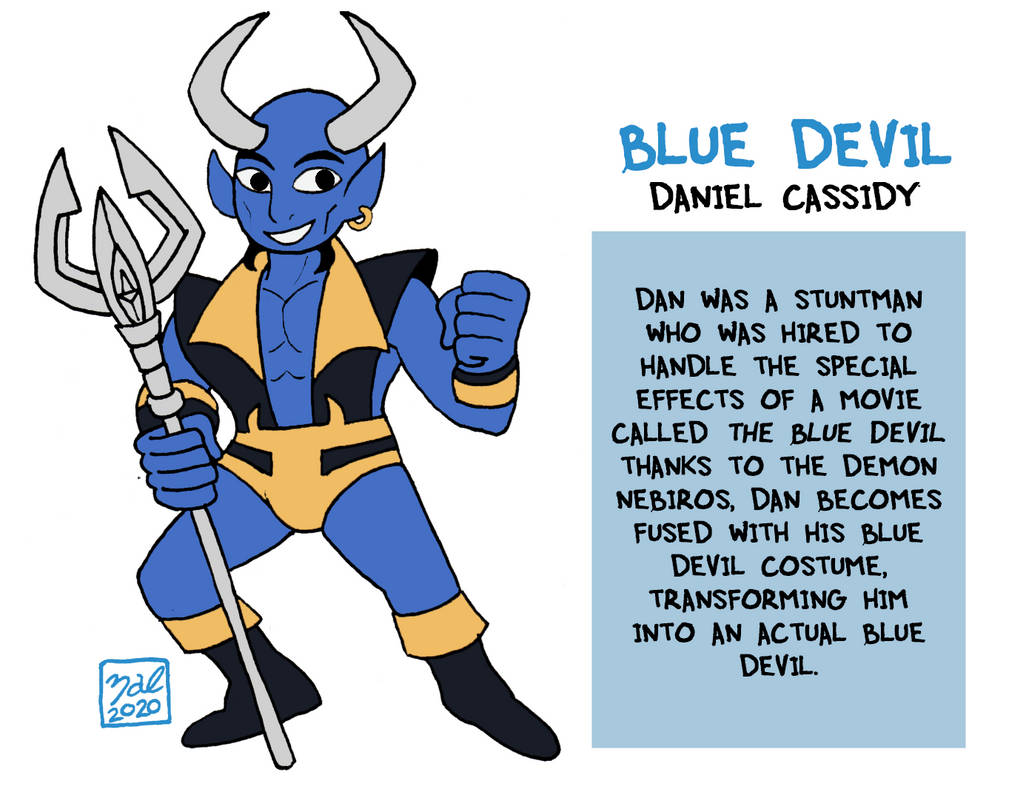 Blue Devil by Zal-Cryptid on DeviantArt