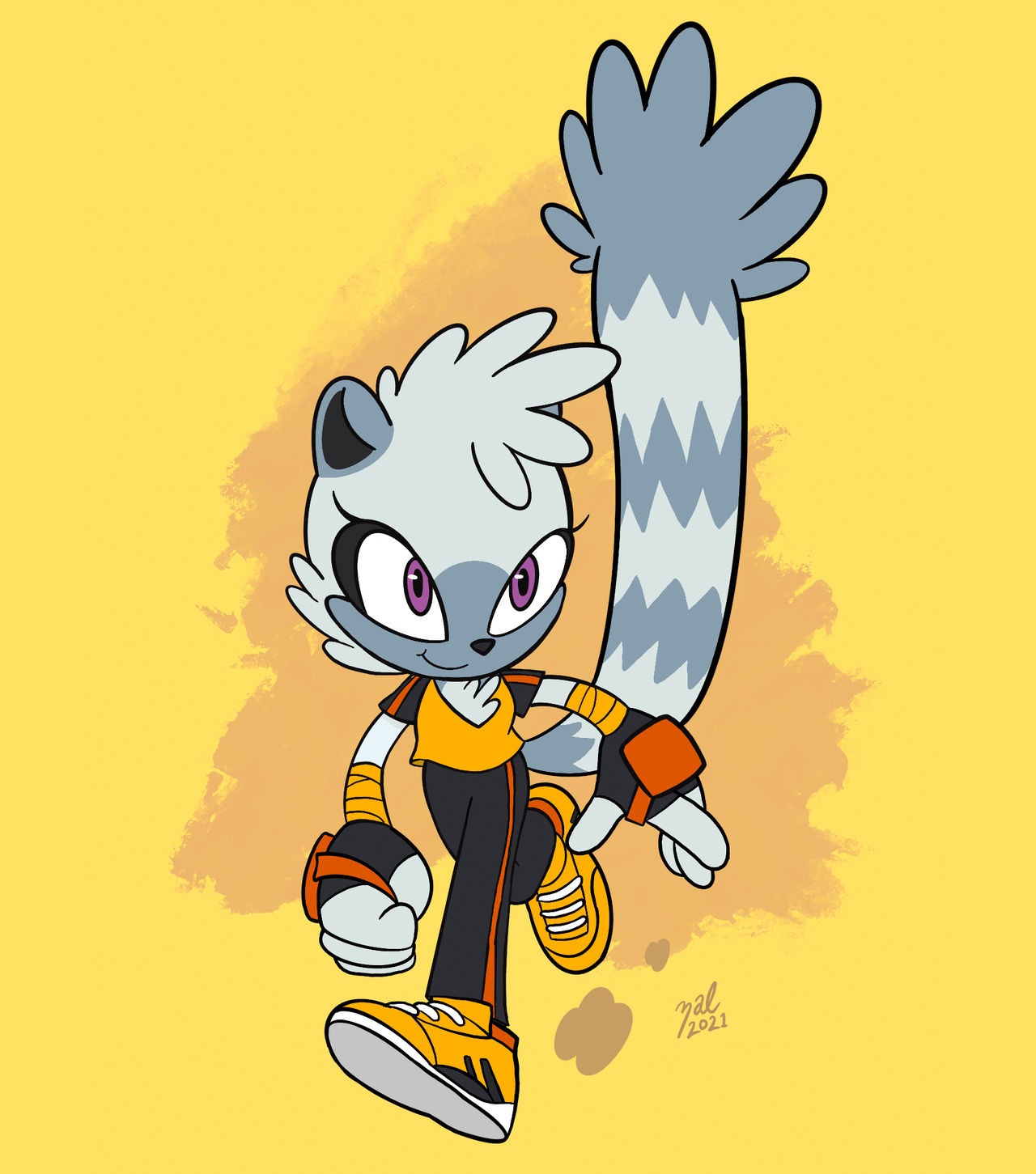 Tangle the Lemur by Zal-Cryptid on DeviantArt