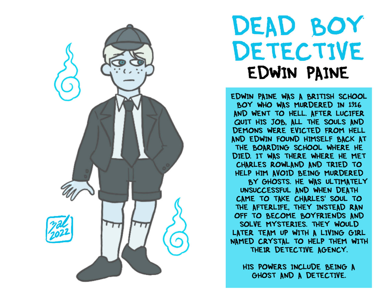 Dead Boy Detectives (Edwin Paine) by Zal-Cryptid on DeviantArt
