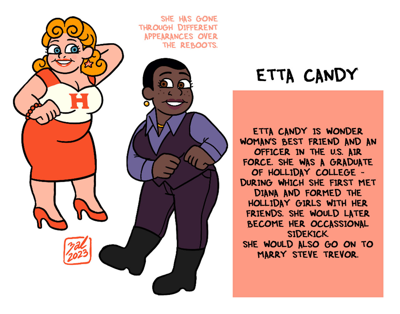 Etta Candy by Zal-Cryptid on DeviantArt