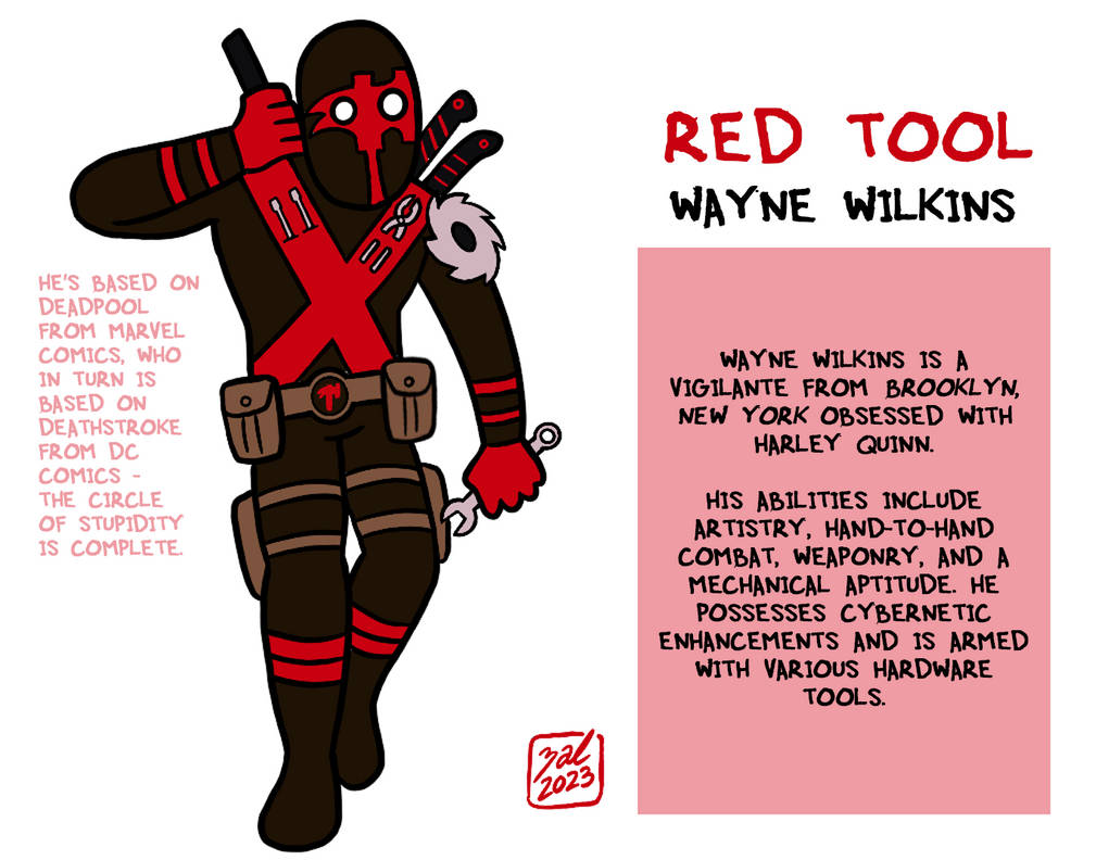 Red Robby Tool Red Tool by Zal-Cryptid on DeviantArt
