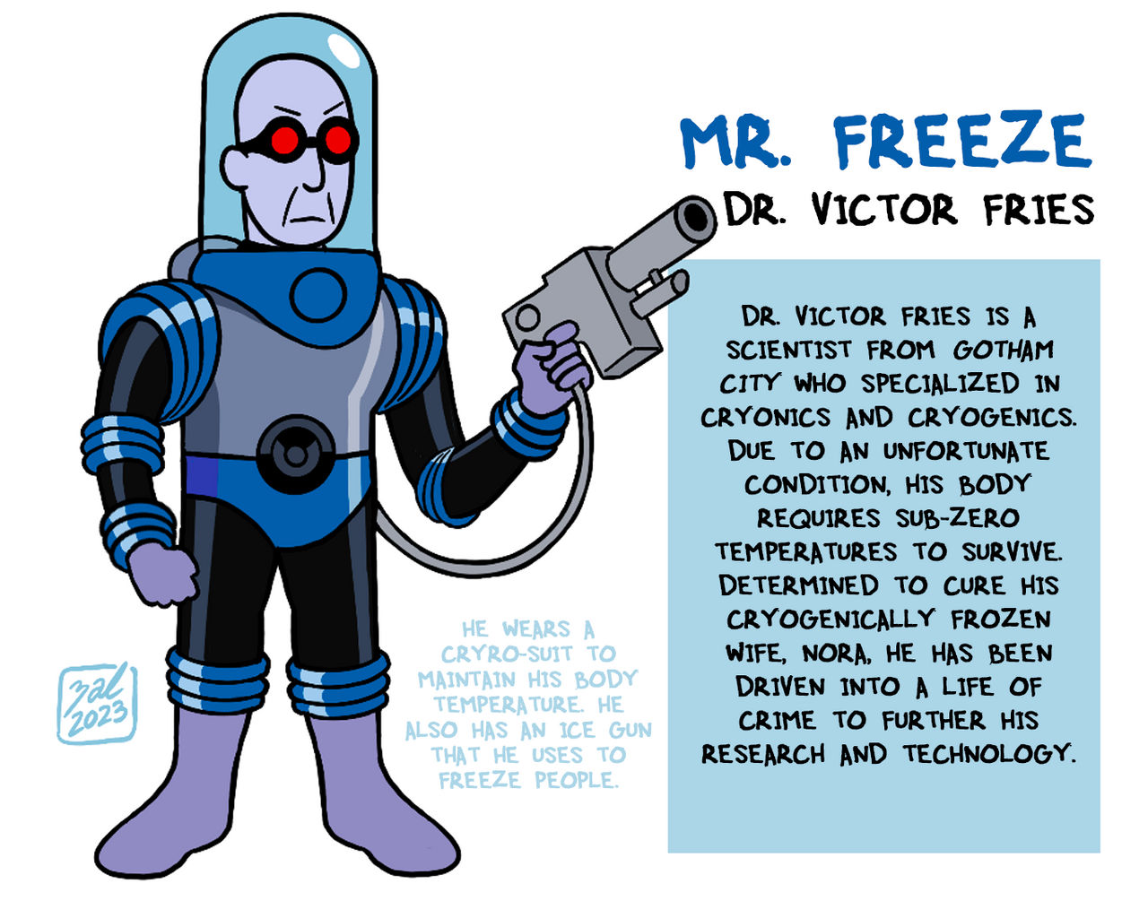 Mr. Freeze by Zal-Cryptid on DeviantArt