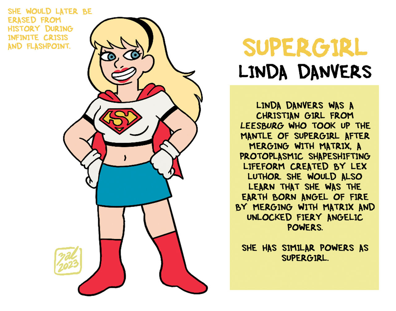 Supergirl (Linda Danvers) by ZalCryptid on DeviantArt