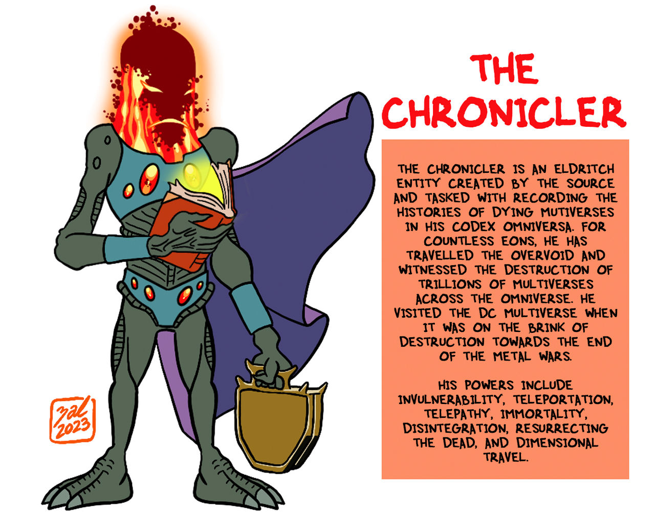 Chronicle Ruler The Chronicler by Zal-Cryptid on DeviantArt