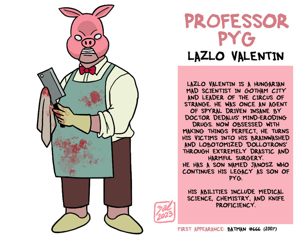 Pyg Evolution Of Professor Pyg In All Media In 4 Minutes – KAVGJN
