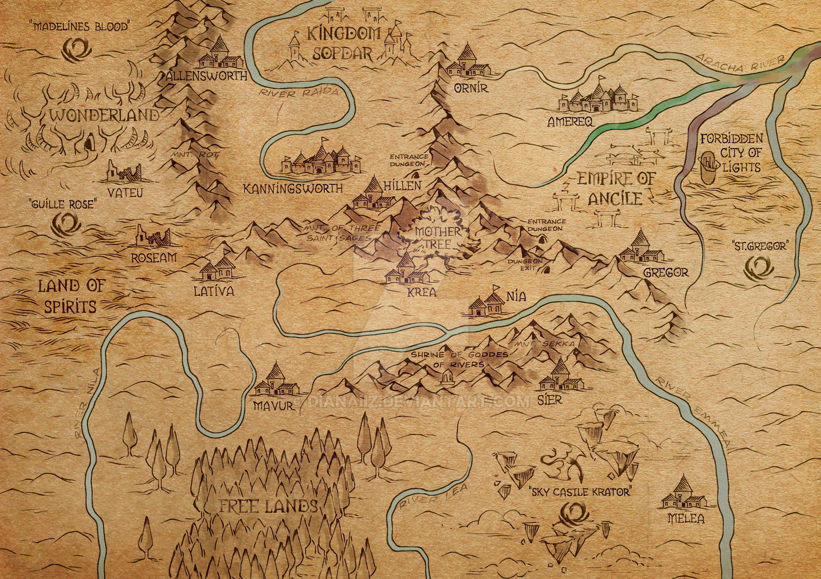 map commission by dianaiiz on DeviantArt