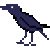 8Bit Crow Icon