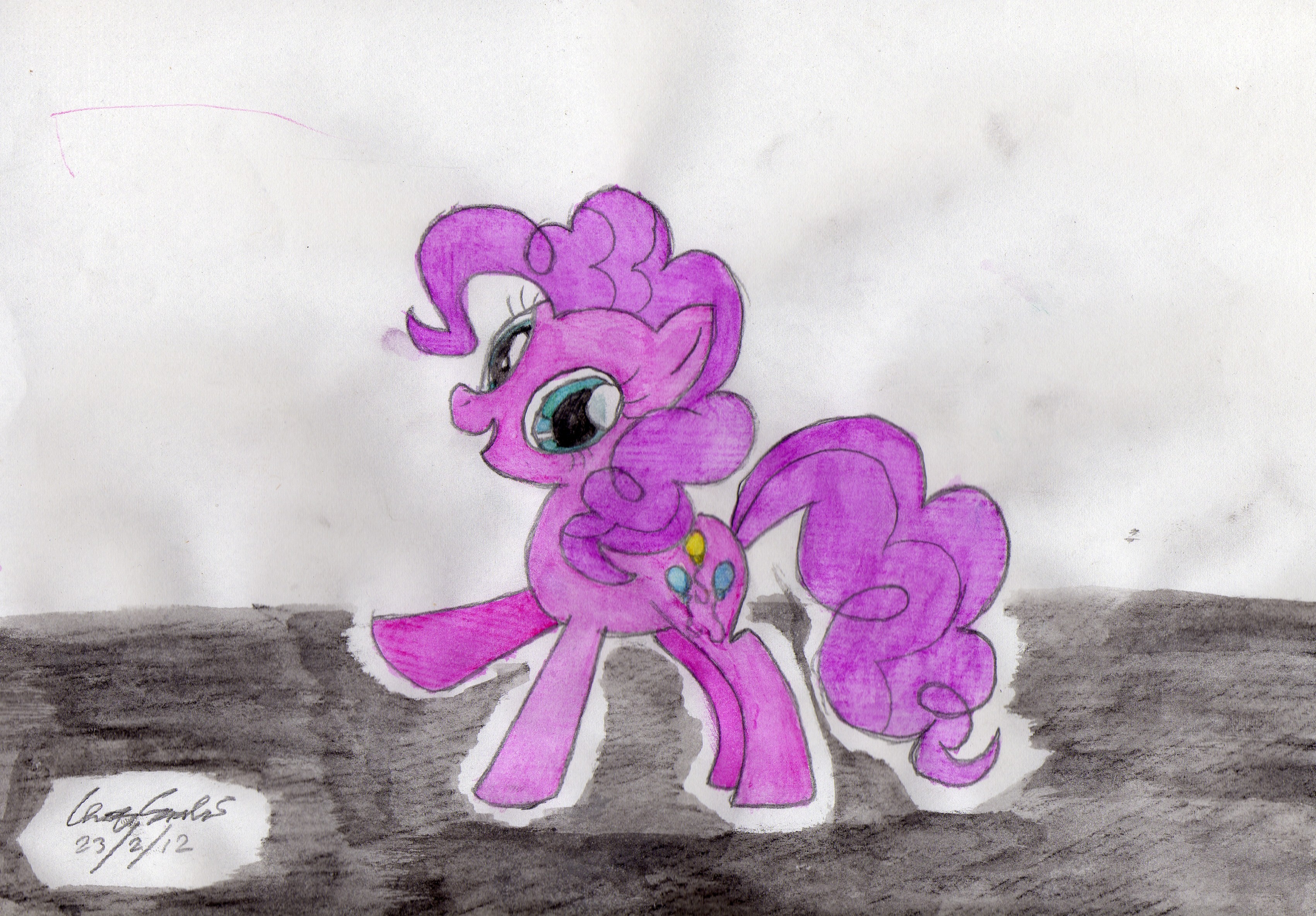 Pinkie Pie Watercolour FAYUL