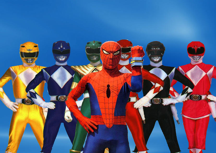 Marvel Team Ups: Spider-Man and the Power Rangers by stick-man-11 on ...