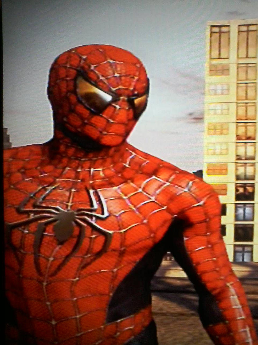 Sam Raimi Creations The Sam Raimi Suit from the TASM game by stick-man-11 on DeviantArt