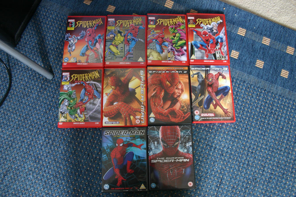My Spider-Man DVD collection...so far by stick-man-11 on DeviantArt.