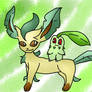 Leafeon and Chikorita