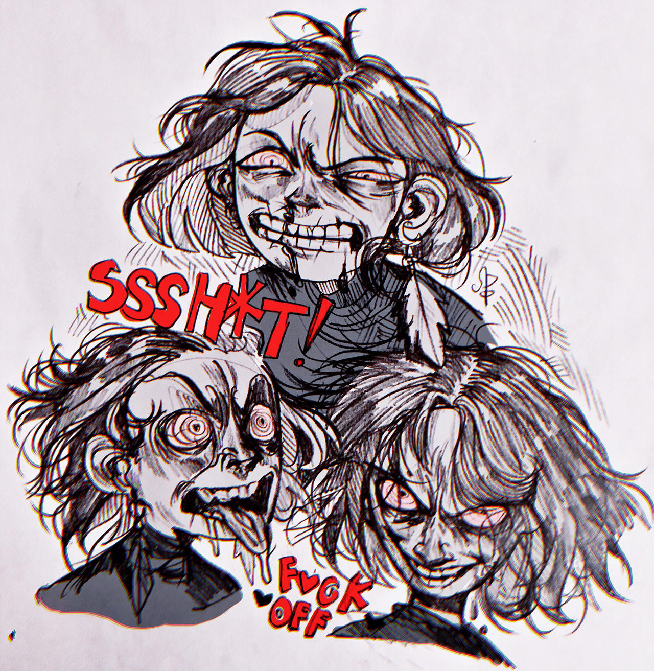 Angry expressions by SarahpDraws on DeviantArt