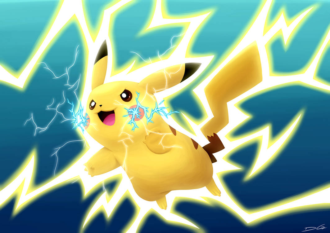 Pikachu Help Electric Pikachu Illustration by DirtyGeneral on DeviantArt