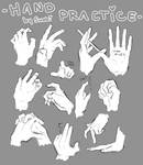 ::Hand practice 3:: by Suobi-chan