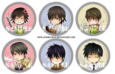 ::JUNJOU ROMANTICA BUTTONS SAMPLE::