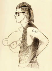 :CNU Bear ::B1A4: by Suobi-chan