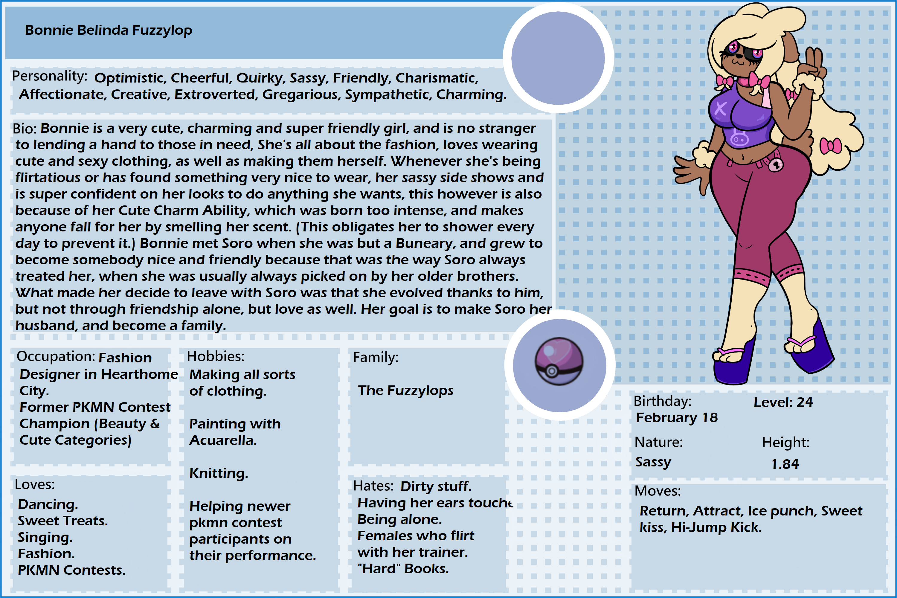 Bonnie Belinda Fuzzylop Bio By Soropin On Deviantart Bonnie Belinda Fuzzylop Bio By Soropin On Deviantart