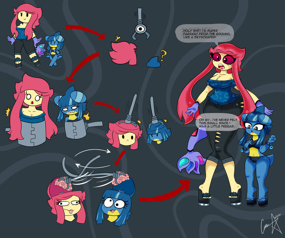 -Commission- Height (and brain) swap! by Soropin on DeviantArt