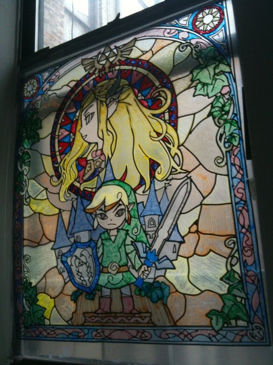 Zelda Wind Waker Stained Glass