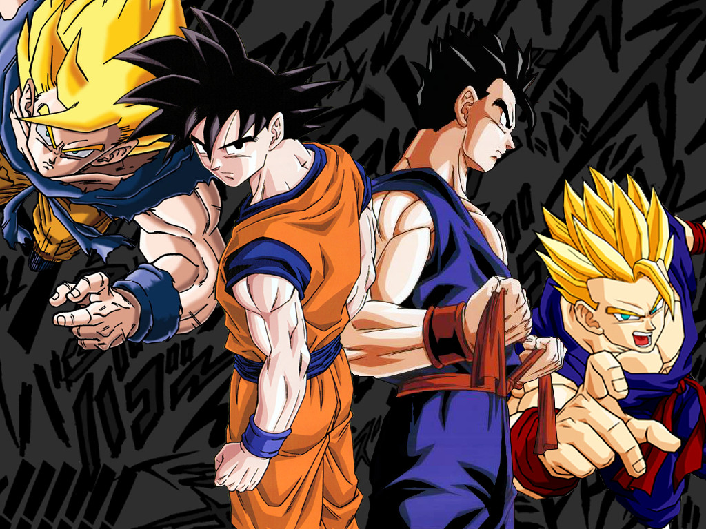 Wallpaper Dragon Ball Z Super Saiyans by Dony910 on DeviantArt