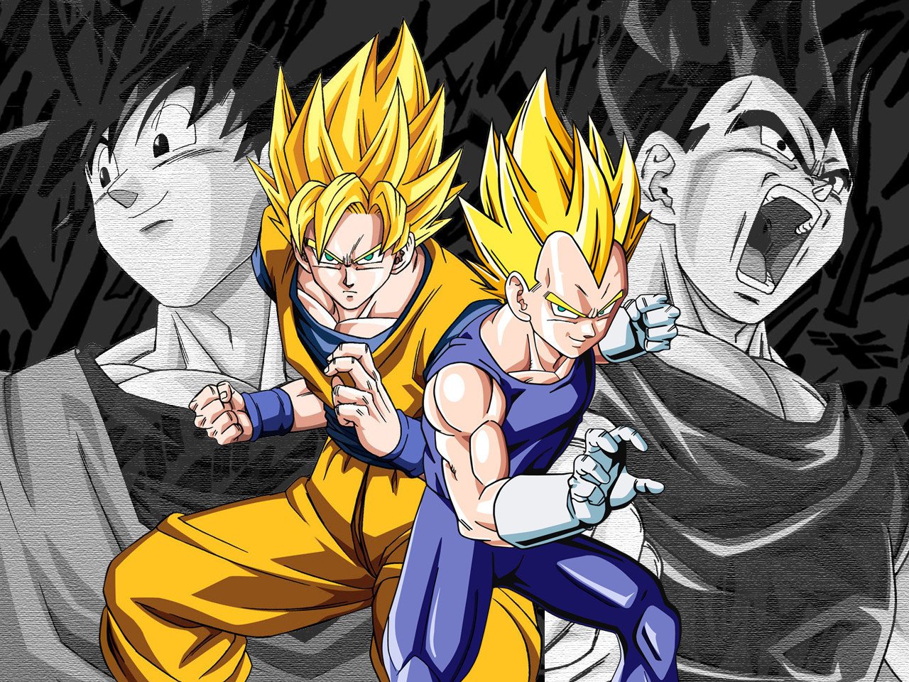 Wallpaper Vegeta and Trunks by Dony910 on DeviantArt