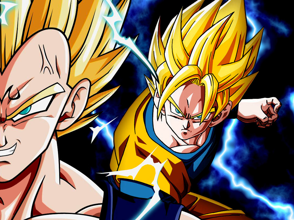 Wallpaper Goku Vs Majin Vegeta By Dony910 On Deviantart