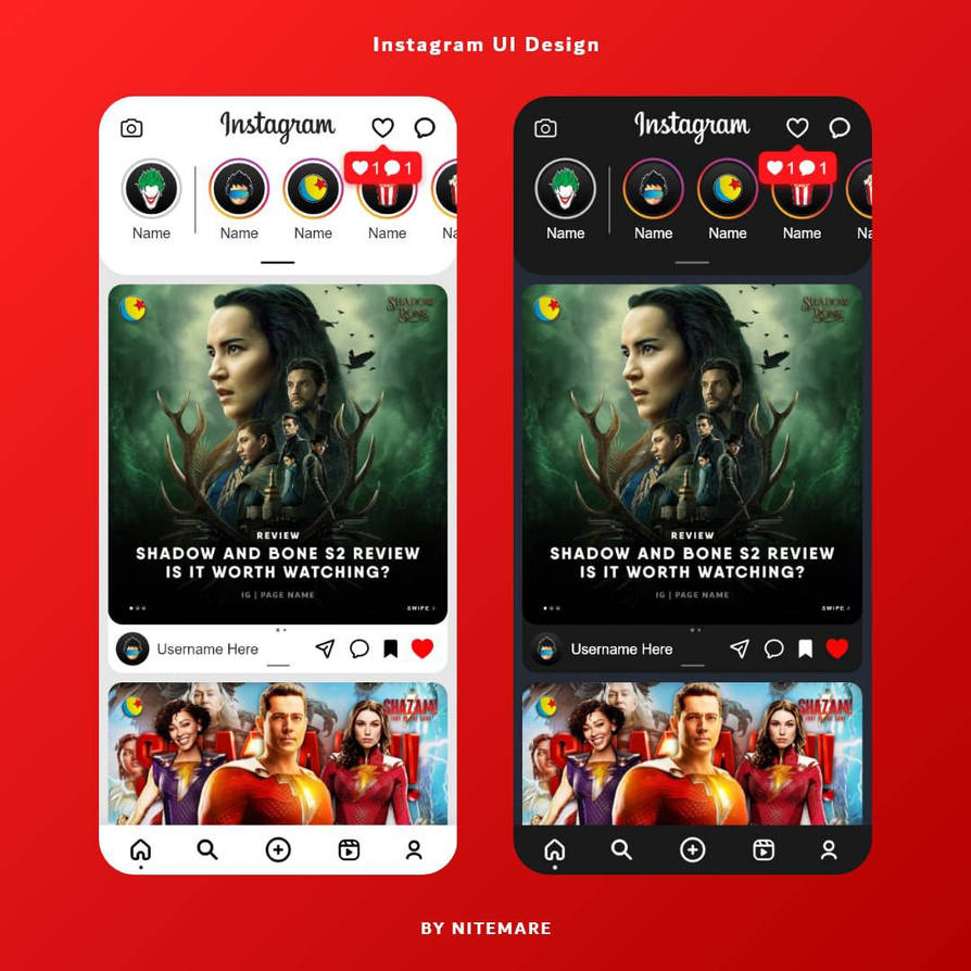 Instagram UI Design Home Page By ZzNiteMare On DeviantArt instagram-ui-design-home-page-by-zznitemare-on-deviantart