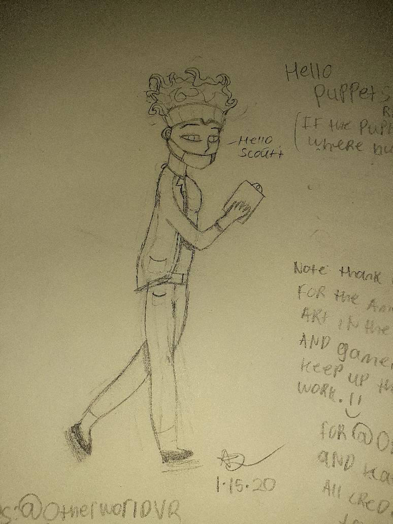 Hello Pupets Riley Riley from Hello puppets by Dubstepartandcomics on DeviantArt