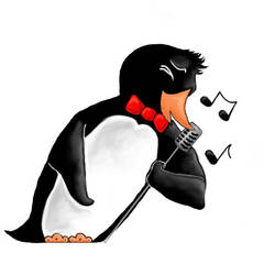 Singing penguin