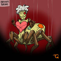 Arachne - Marionette -SMITE skin idea-