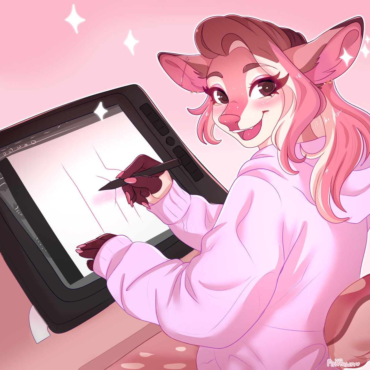 Drawin by pinkfawns on DeviantArt