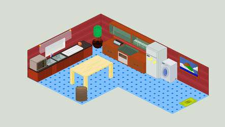 pixel kitchen