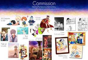 Commission OPEN!