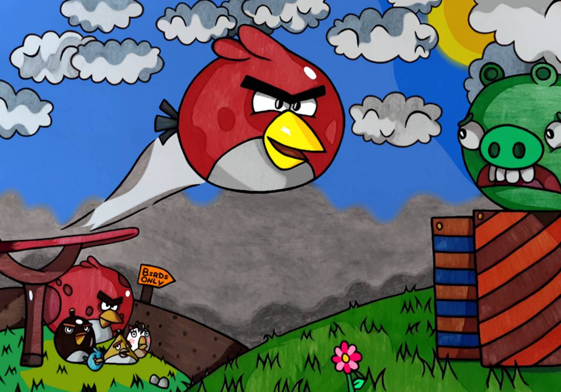 Creative Angry Birds Fan Art in 2023