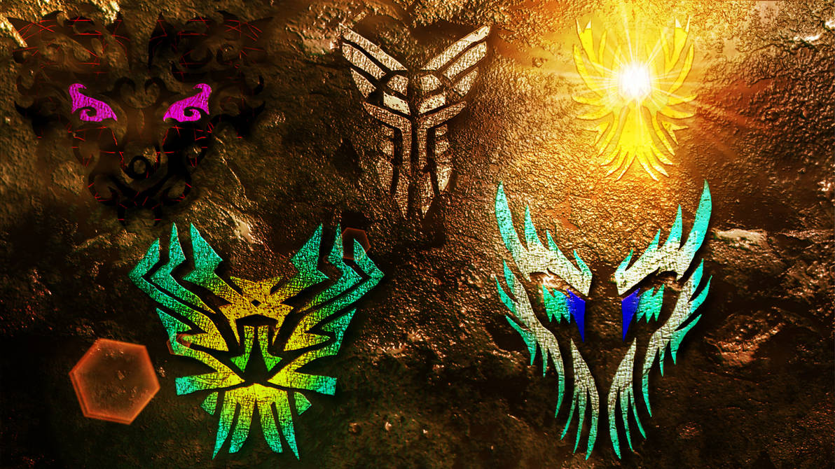 5 Element Wolves 2 by WolfOfAntimony on DeviantArt