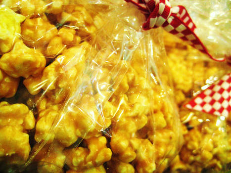 caramalized popcorn