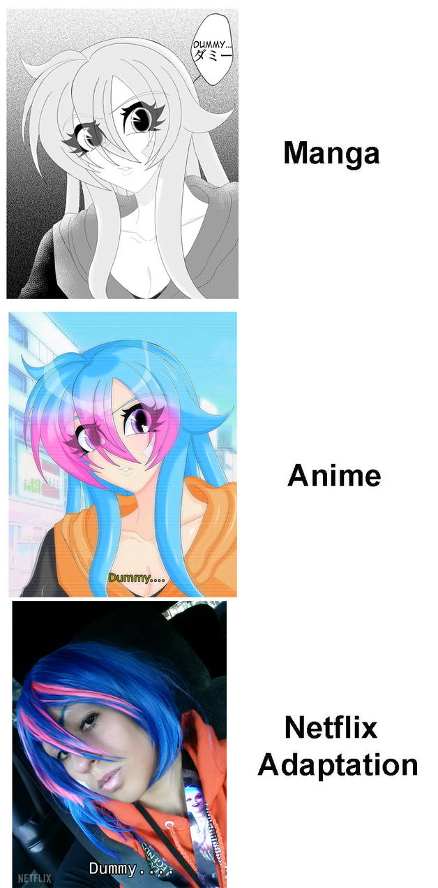 The Manga, The Anime, Netflix Adaptation by the-kid36 on DeviantArt
