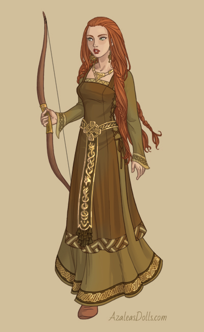 Viking fashion, still working on it by AzaleasDolls on DeviantArt in  2023