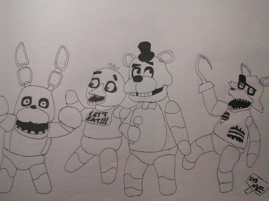 Fnafi five nights at Freddy's animatronics by lisdexic-eddie on DeviantArt