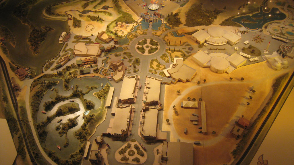 Original Map of Disneyland by annonmyous on DeviantArt