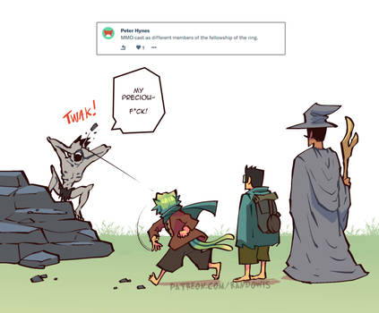 Weekly Doodles - The Fellowship by RandoWis