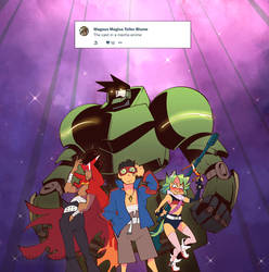 Weekly Doodles - Mecha Anime by RandoWis
