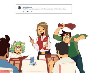 Weekly Doodles - Restaurant by RandoWis
