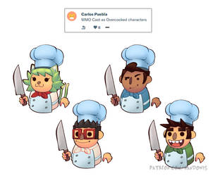 Weekly Doodles - Overcooked! by RandoWis