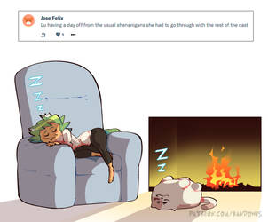 Weekly Doodles - Lu's Day Off by RandoWis