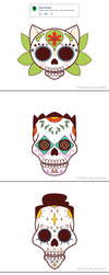 Weekly Doodles - Calavera by RandoWis