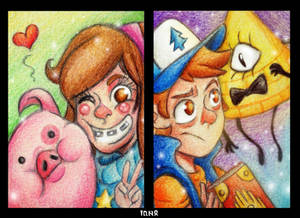 Mystery Twins ACEO-Cards