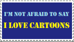 Cartoon lovers stamp by MikotoNui