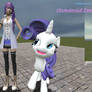 Humanoid Pony Pack: Rarity and Applejack(With fix)